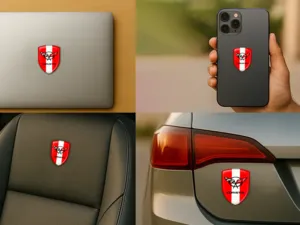 Corvette Personalisierte Autoembleme Edition Modern Pro